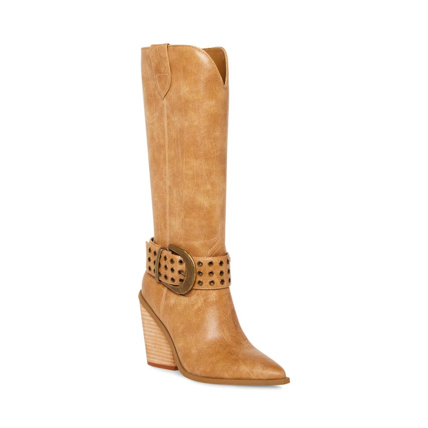 Botas Altas Steve Madden Lennon Mujer Marrones | ES OC2649